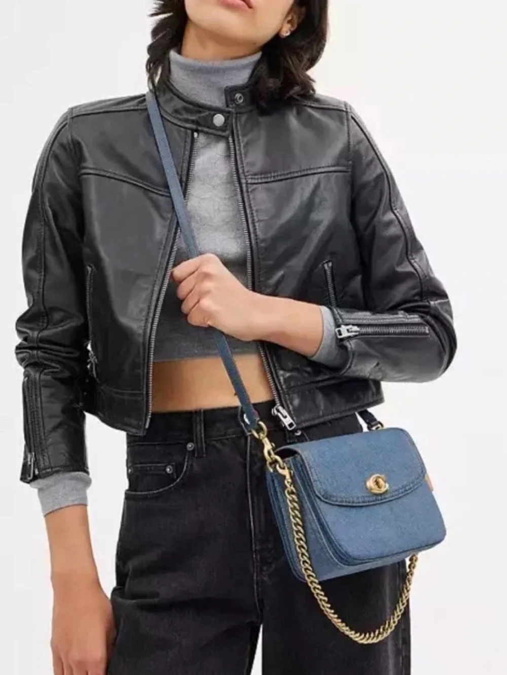 Authentic COACH Cassie 19 Crossbody in Indigo Denim CR662 | NWT - Picture 11 of 14